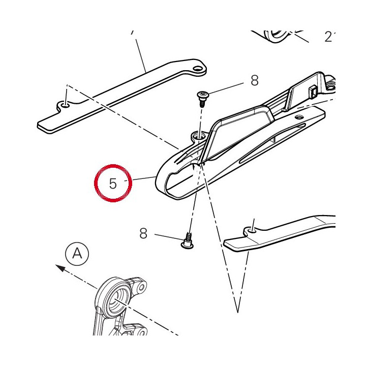 Glissiere 44712682B — réf. 44712682B | Ducati Store