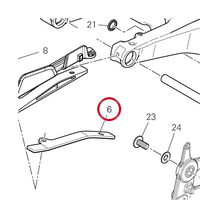 Tampon inférieur 86613641A — réf. 86613641A | Ducati Store