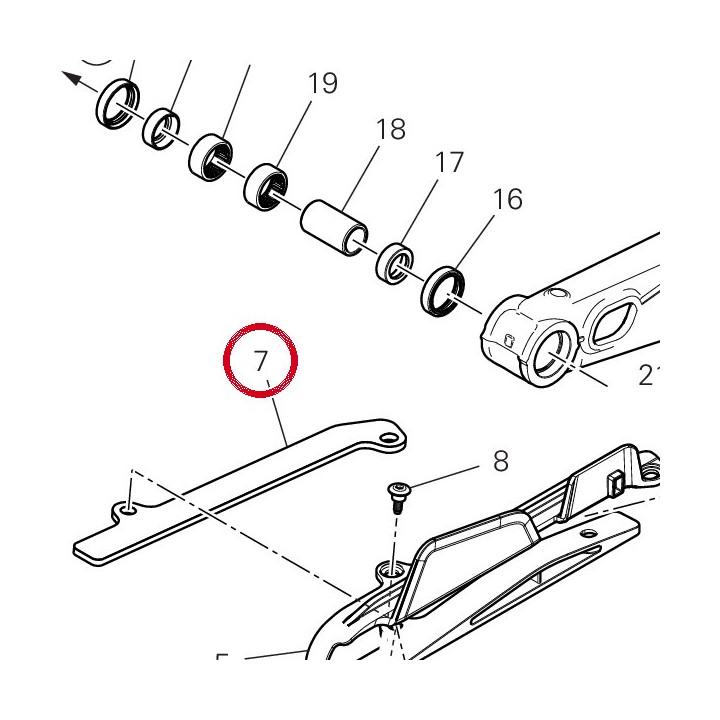 Tampon supérieur 86613651A — réf. 86613651A | Ducati Store