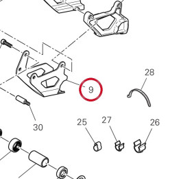 Guide chaîne 8301N991CA — réf. 8301N991CA | Ducati Store