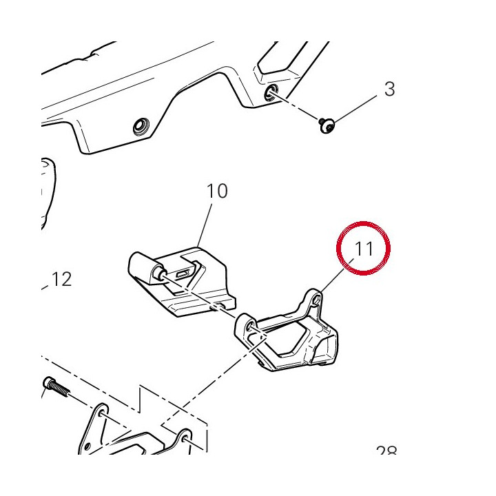 Patin extérieur 44712911A — réf. 44712911A | Ducati Store
