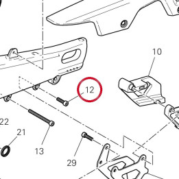 Vis M6X22 77150688B — réf. 77150688B | Ducati Store