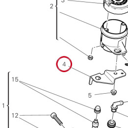 Support réservoir huile — réf. 8291R942AA | Ducati Store