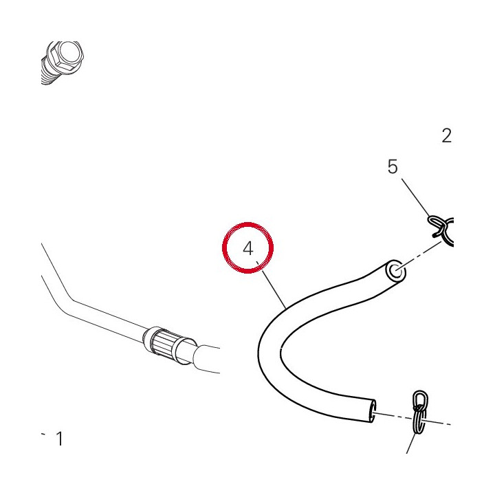 Tuyau 87712751A — réf. 87712751A | Ducati Store