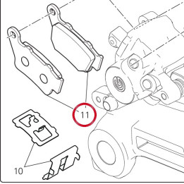 Paire de plaquettes — réf. 61341661A | Ducati Store