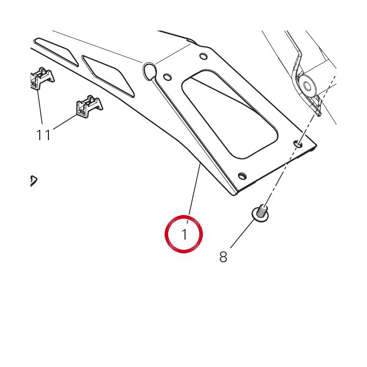 Porte-Balai 56113862AA — réf. 56113862AA | Ducati Store