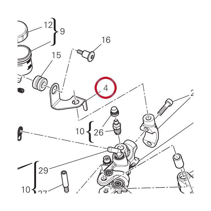 Plaquette 8291R701AA — réf. 8291R701AA | Ducati Store