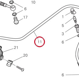 Tuyau embrayage 63211181C — réf. 63211181C | Ducati Store