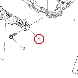 Support amortisseur — réf. 8291J601AA | Ducati Store