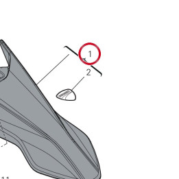 Garde-Boue avant 564P6871AF — réf. 564P6871AF | Ducati Store