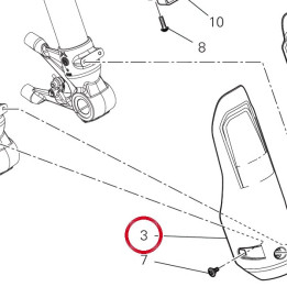 Protecteur de bras droit — réf. 4601E392A | Ducati Store