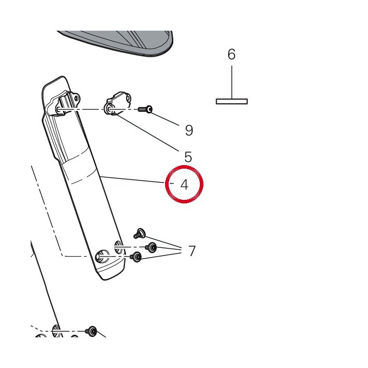 Protection de tige gauche — réf. 4601E403A | Ducati Store