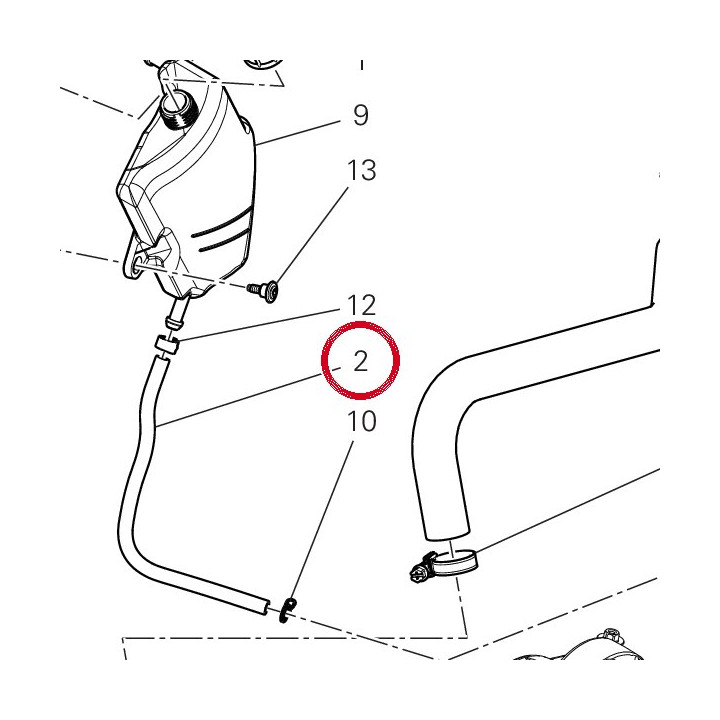 Tube D'Event 93410661A — réf. 93410661A | Ducati Store
