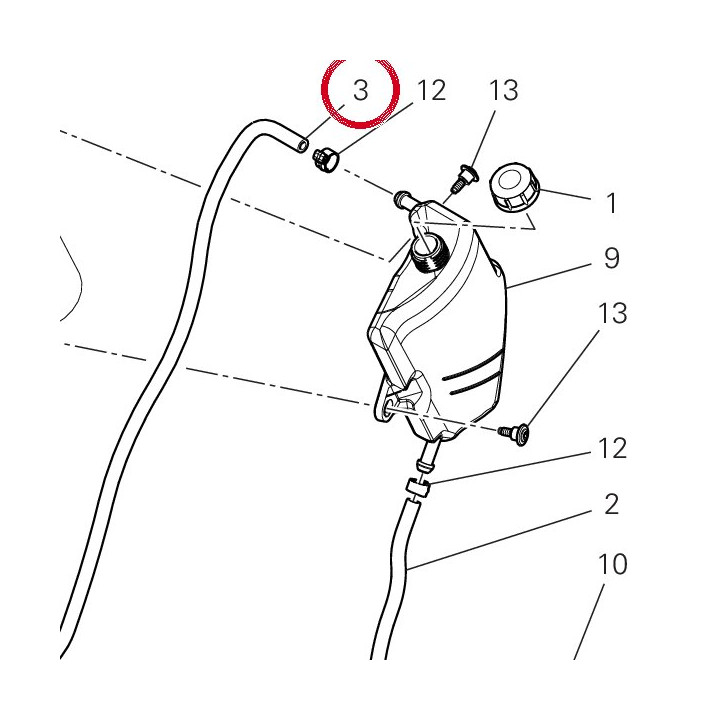 Tube D'Event 93410671A — réf. 93410671A | Ducati Store