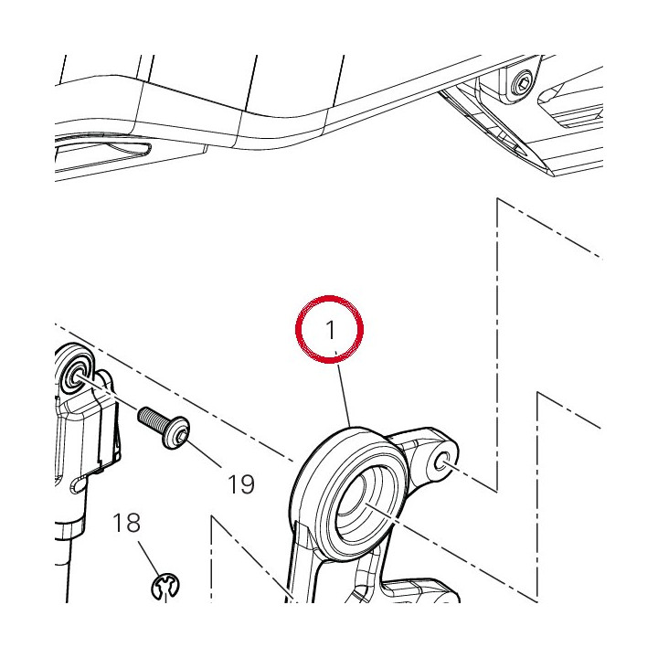 Plaque Porte-Repose-Pied — réf. 82424511CA | Ducati Store