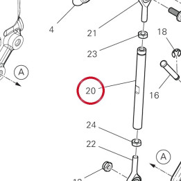 Asta rinvio cambio — réf. 11713921AA | Ducati Store