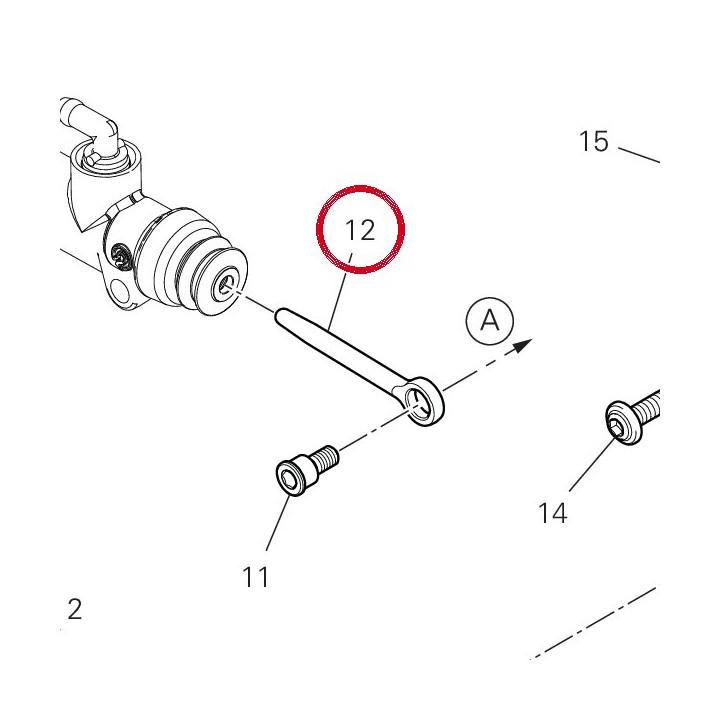 Tige maître cylindre — réf. 11713871CA | Ducati Store