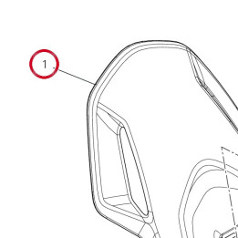 Garde-Boue arrière 56511551A — réf. 56511551A | Ducati Store