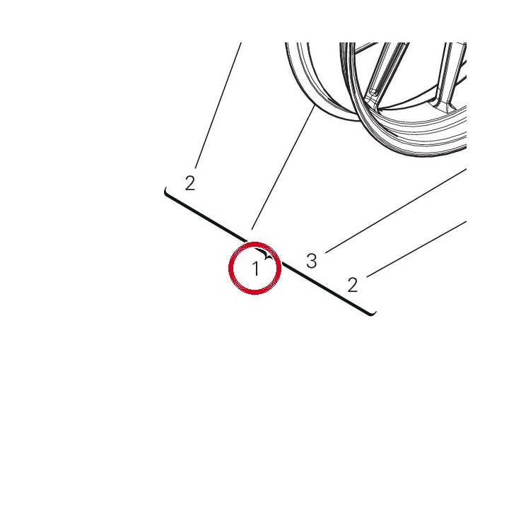 Jante roue av. 50122821AB — réf. 50122821AB | Ducati Store