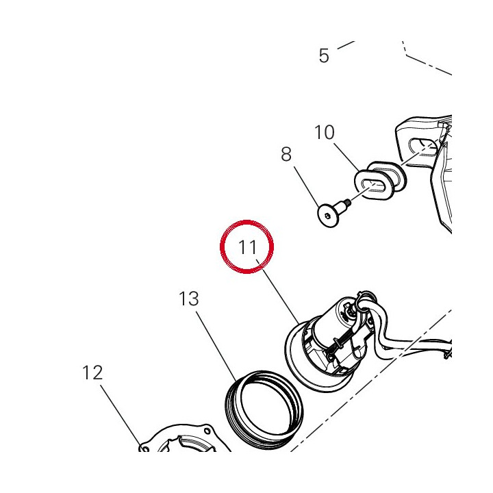 Pompe à carburant 16024473B — réf. 16024473B | Ducati Store