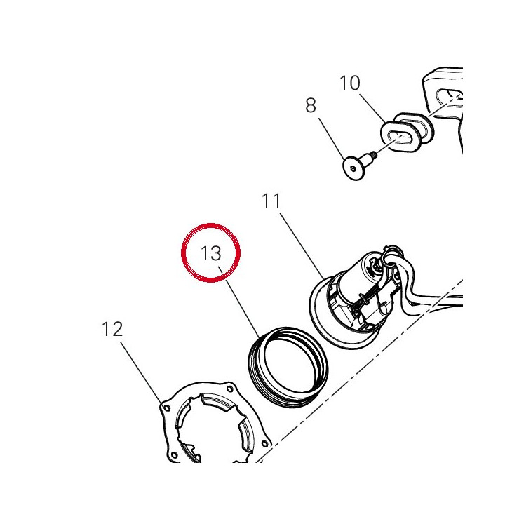 Joint pompe à carburant — réf. 79111133B | Ducati Store