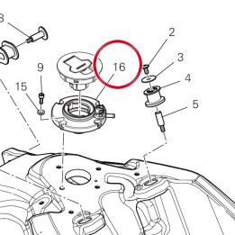 Bride R╘servoir 89510761C — réf. 89510761C | Ducati Store