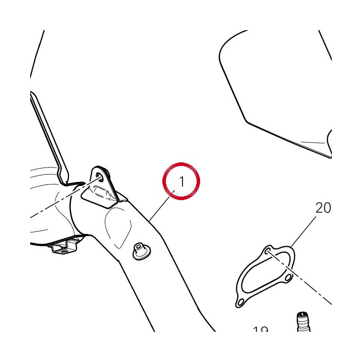 Presilencieux 57212201D — réf. 57212201D | Ducati Store