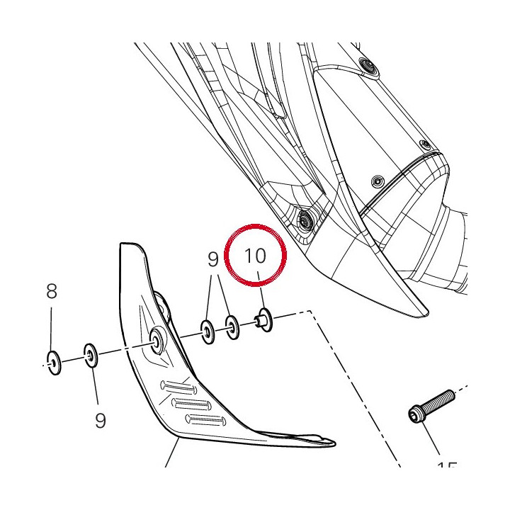 Entretoise 71616671A — réf. 71616671A | Ducati Store