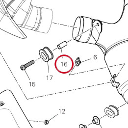 Entretoise 71616461AA — réf. 71616461AA | Ducati Store