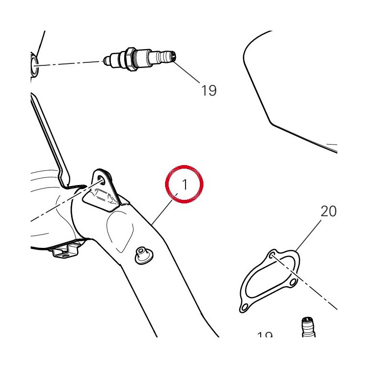 Presilencieux 57212431A — réf. 57212431A | Ducati Store