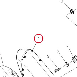 Silencieux droit 57325843A — réf. 57325843A | Ducati Store
