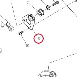 Bride gauche 8301M931A — réf. 8301M931A | Ducati Store