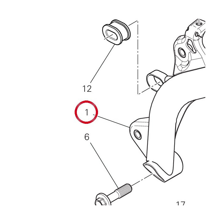 Cadre 47018432CA — réf. 47018432CA | Ducati Store