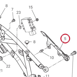 Couvercle gauche 4601R431A — réf. 4601R431A | Ducati Store