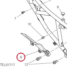 Couvercle droit 4601R441A — réf. 4601R441A | Ducati Store