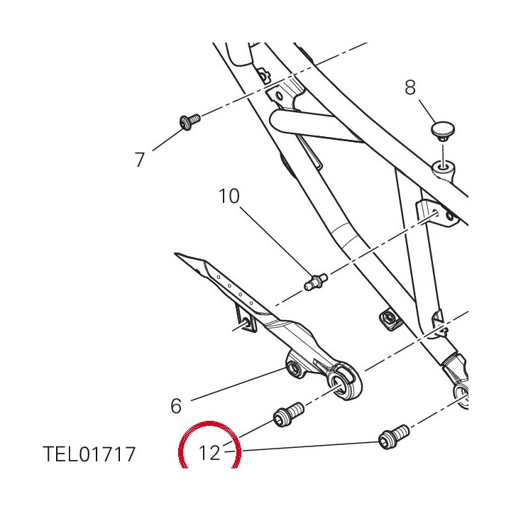 Vis tceif M10X20 77157528CA — réf. 77157528CA | Ducati Store