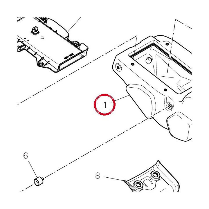 Boîte filtre à air 4421A044A — réf. 4421A044A | Ducati Store