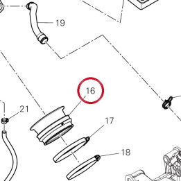 Canalisation aspiration — réf. 13510801A | Ducati Store