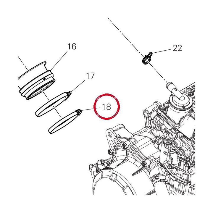 Collier 74142321A — réf. 74142321A | Ducati Store