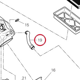 Tuyau Blow-By 87614193A — réf. 87614193A | Ducati Store