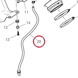 Tuyau drainage airbox — réf. 87614161A | Ducati Store