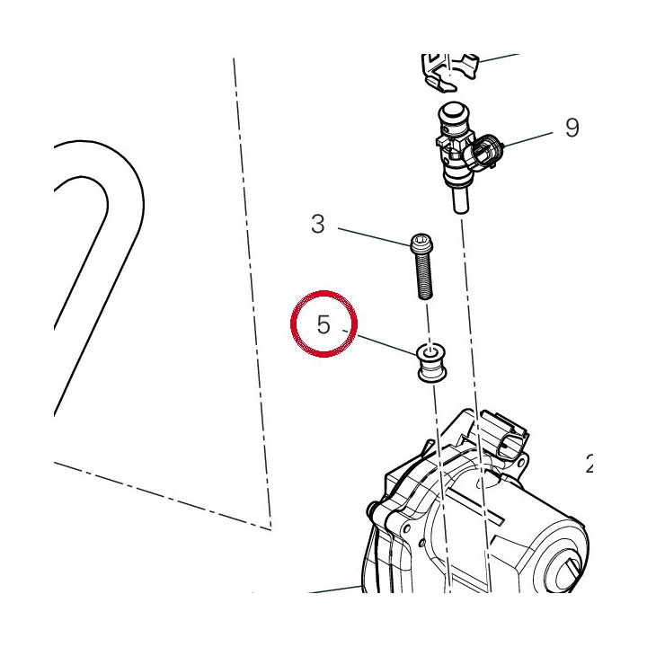 Entretoise 7131E901AA — réf. 7131E901AA | Ducati Store
