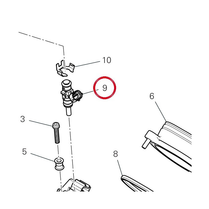 Injector 28040431A — réf. 28040431A | Ducati Store