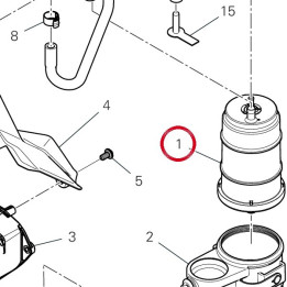 Filtre canister 42640071A — réf. 42640071A | Ducati Store