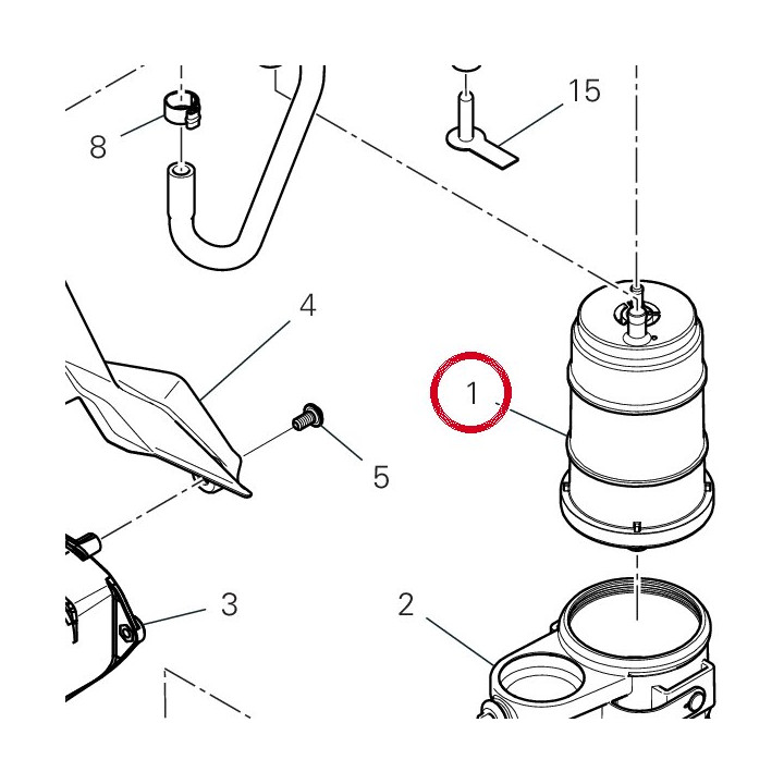 Filtre canister 42640071A — réf. 42640071A | Ducati Store