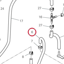 Canister hose Ø7,5X14,5 — réf. 59019171A | Ducati Store