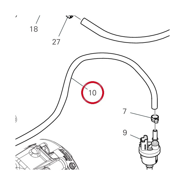 Tuyau soupape — réf. 93512201A | Ducati Store