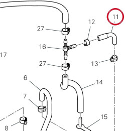 Tuyau 93512411A — réf. 93512411A | Ducati Store