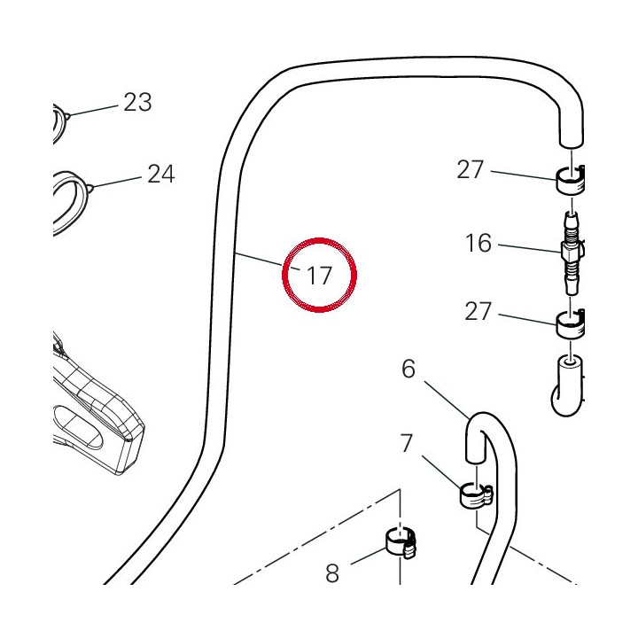 Tuyau 59014721A — réf. 59014721A | Ducati Store