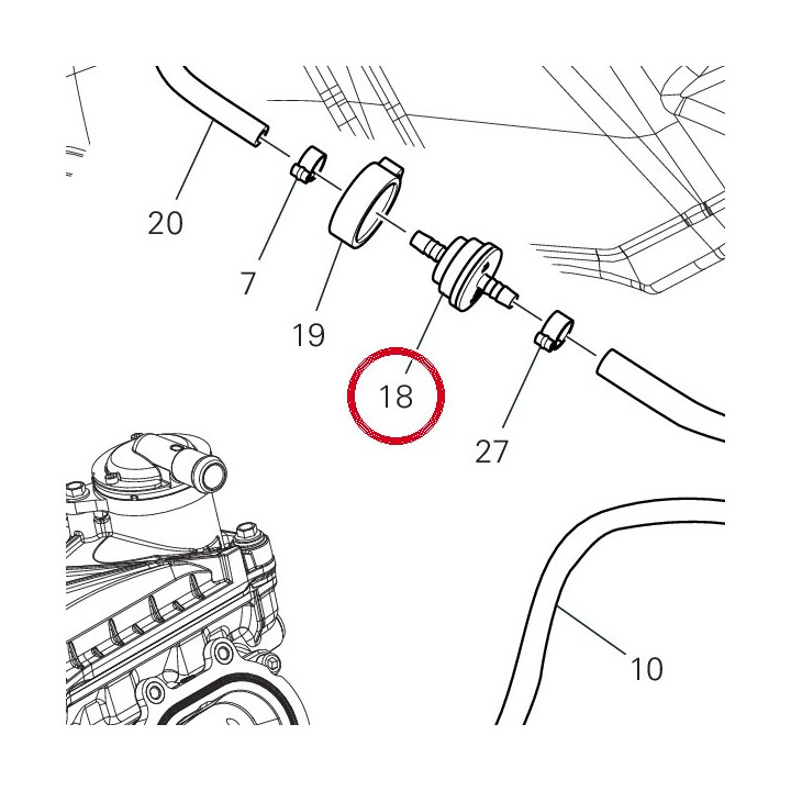 Soupape 59341071A — réf. 59341071A | Ducati Store